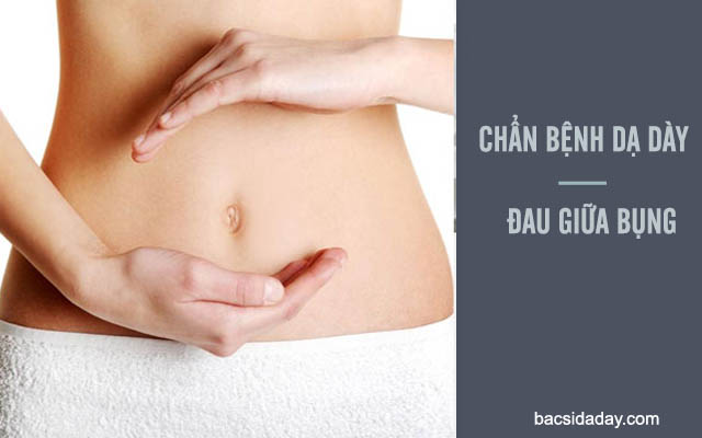 vị trí đau bao tử