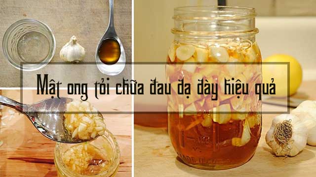 chữa đau dạ dày bằng tỏi mật ong