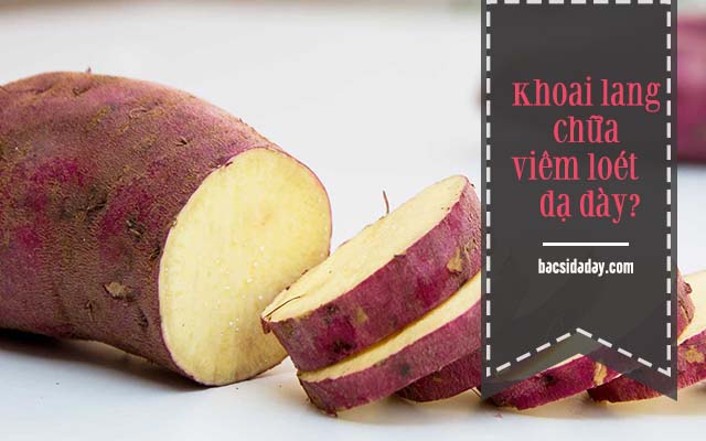 chữa viêm loét dạ dày bằng khoai lang