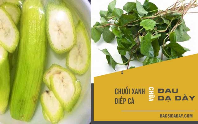 ăn chuối xanh chữa đau dạ dày