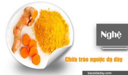 cách chữa trào ngược dạ dày bằng nghệ