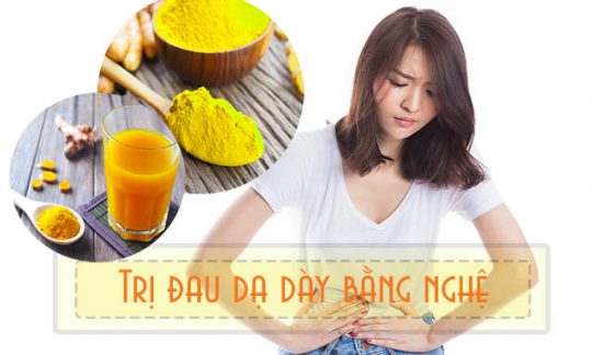 chữa đau dạ dày bằng nghệ