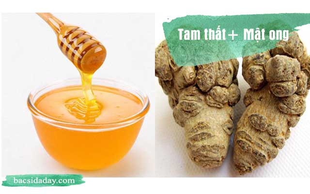 tam thất mật ong chữa đau dạ dày