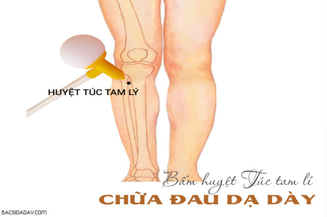 bấm huyệt chữa đau dạ dày