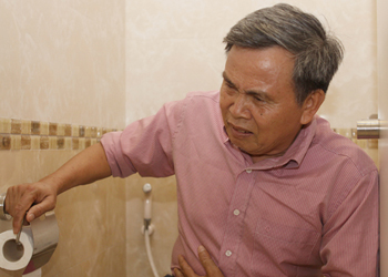 Rối loạn tiêu hóa thường biểu hiện bằng chứng đau bụng dưới bên trái