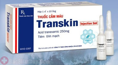 Thuốc Transkin cầm máu xuất huyết dạ dày