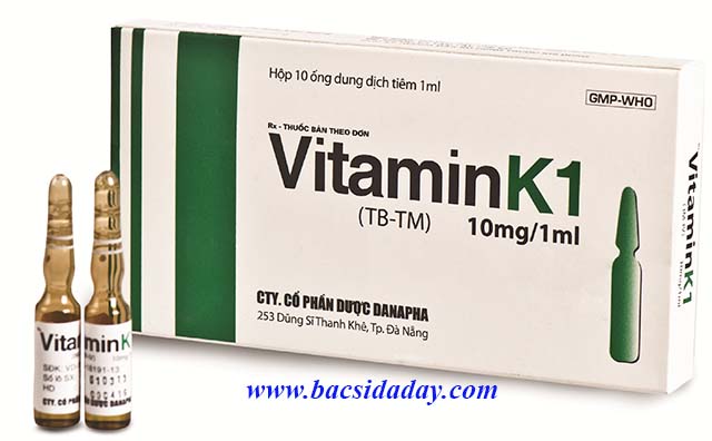 Vitamin K điều trị xuất huyết dạ dày