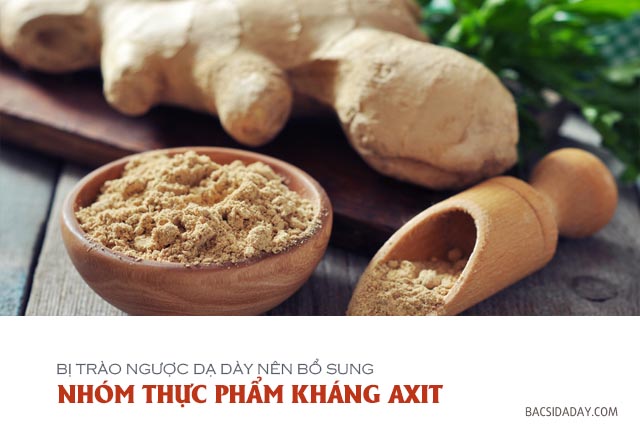 bệnh trào ngược dạ dày nên ăn gì