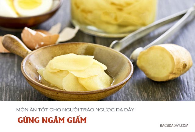 trào ngược thực quản nên ăn gì