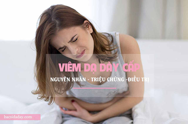 viêm dạ dày cấp