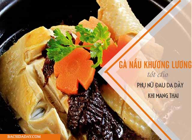 món ăn cho phụ nữ đau dạ dày khi mang thai