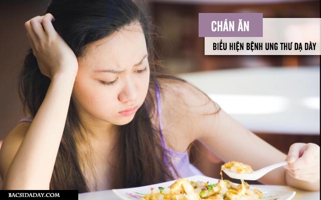 biểu hiện của bệnh ung thư dạ dày