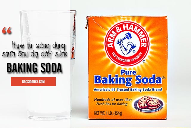 baking soda chữa đau dạ dày