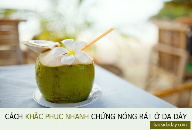 cách khắc phục chứng nóng dạ dày